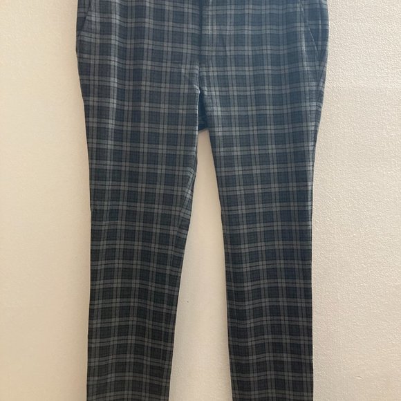 ASOS tapered pant in black & grey check (Multicolor) - Picture 8 of 9